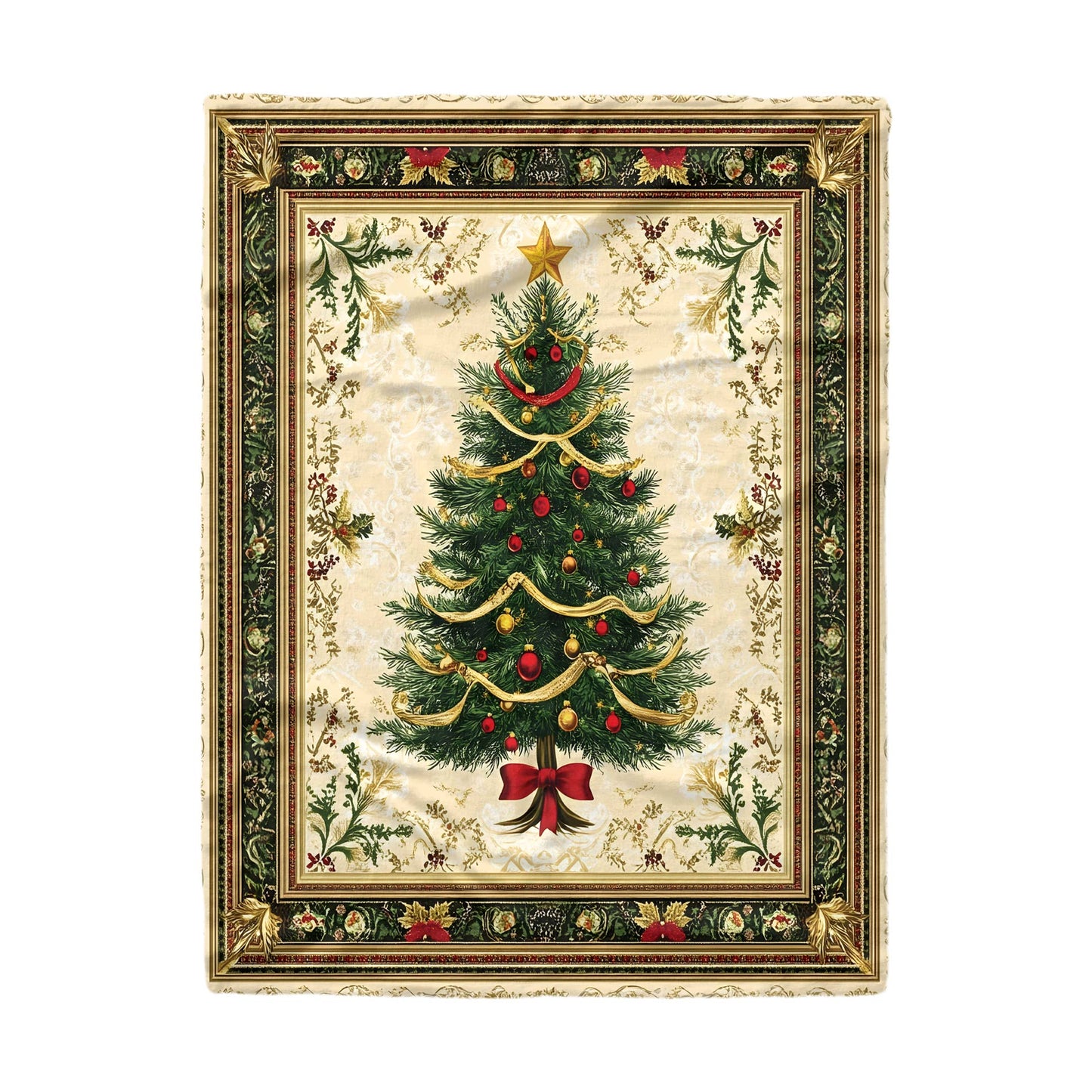 Shineful Fleece Blanket Classic Christmas Tree