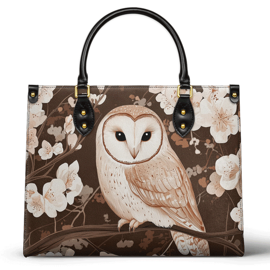 Shineful Leather Bag - Blossom Owl