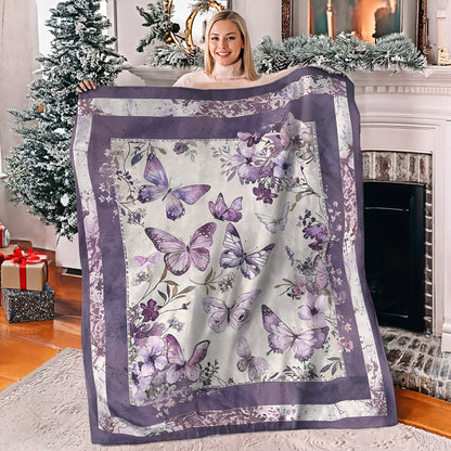 Shineful Fleece Blanket Butterfly Heaven