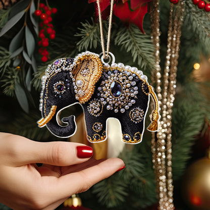 Shineful 2D Acrylic Ornament Twinkling Elephant