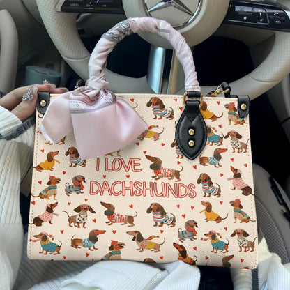 Shineful Leather Bag Dachshund Lovely Delight