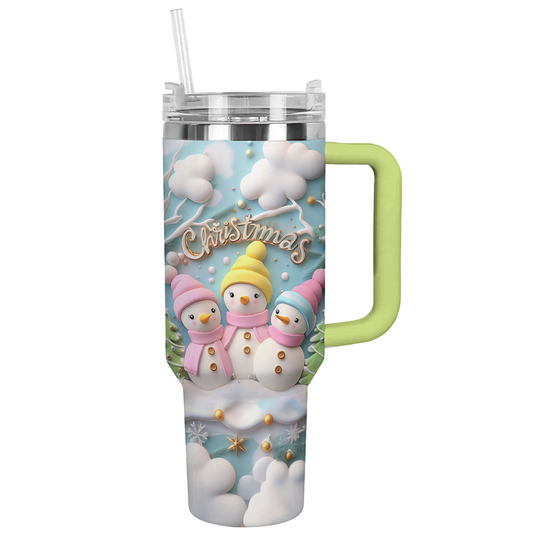 Shineful Tumbler Sweet Snowman Delight