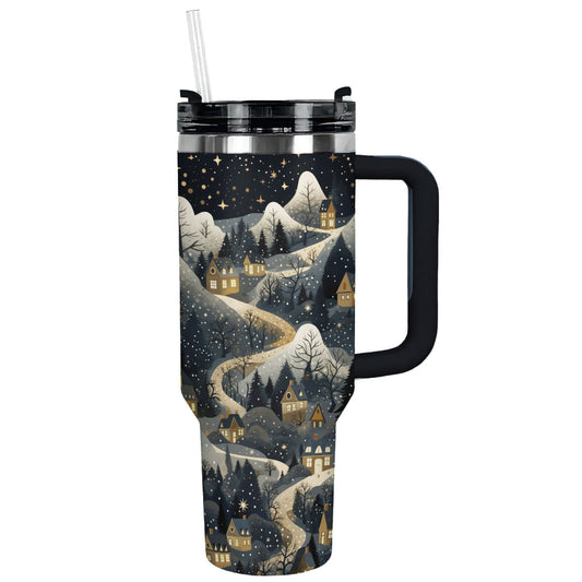 Village enneigé de Shineful Tumbler