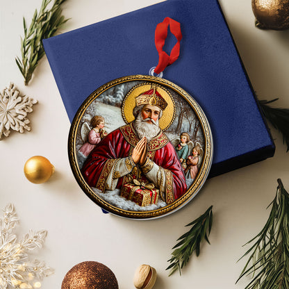 Shineful 2D Acrylic Ornament St. Nicholas Blessings