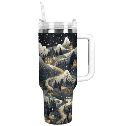 Shineful Tumbler Snowy Village