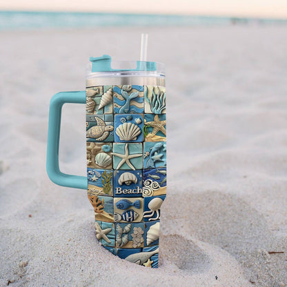 Shineful Tumbler Beach Life