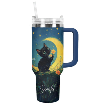 Shineful Tumbler Personalized Moonbeam Meow