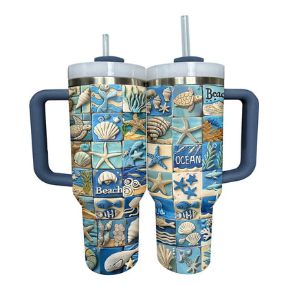 Shineful Tumbler Beach Life