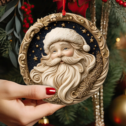 Shineful 2D Acrylic Ornament Whimsical Santa