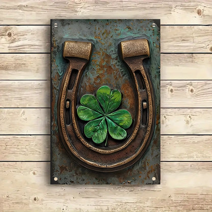 Shineful 2D Metal Sign Irish Fortune