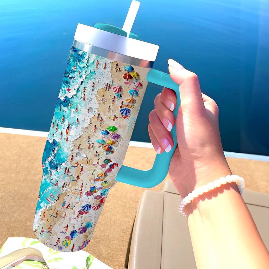 La plage de Shineful Tumbler dans mon cœur