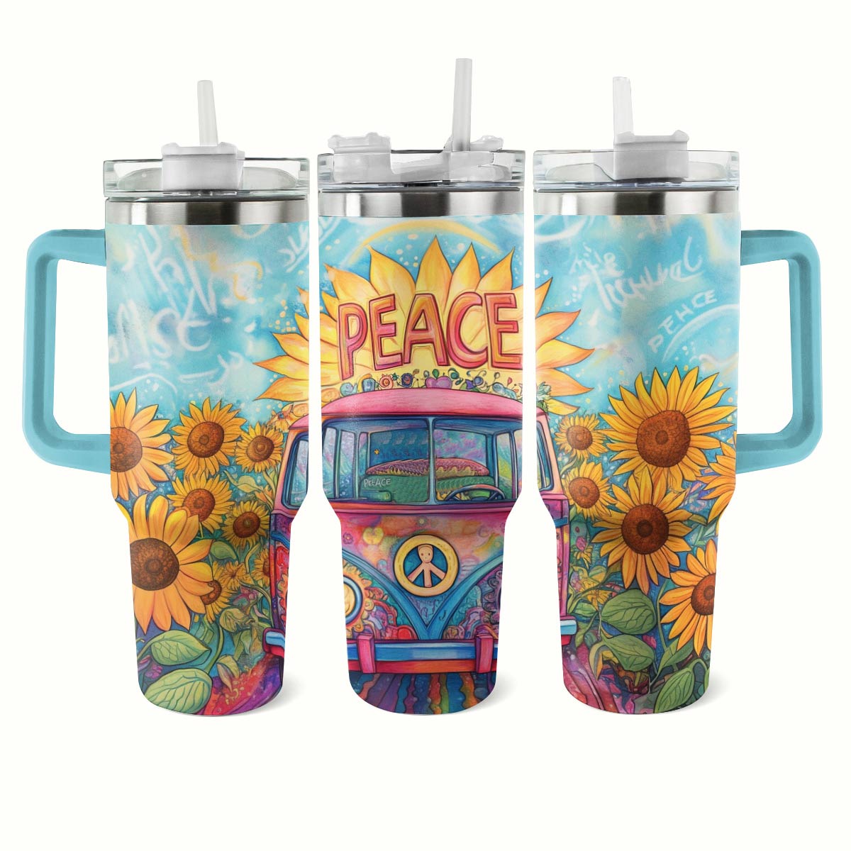 Shineful Tumbler Sunflower Van Hippie