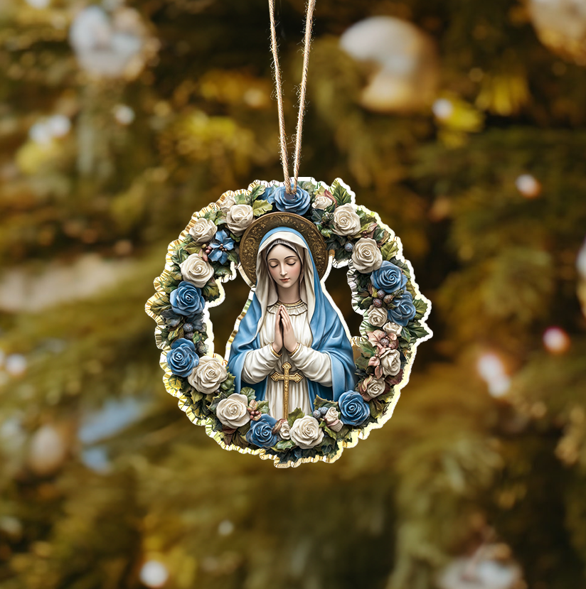 Shineful 2D Acrylic Ornament - Mary's Blessing