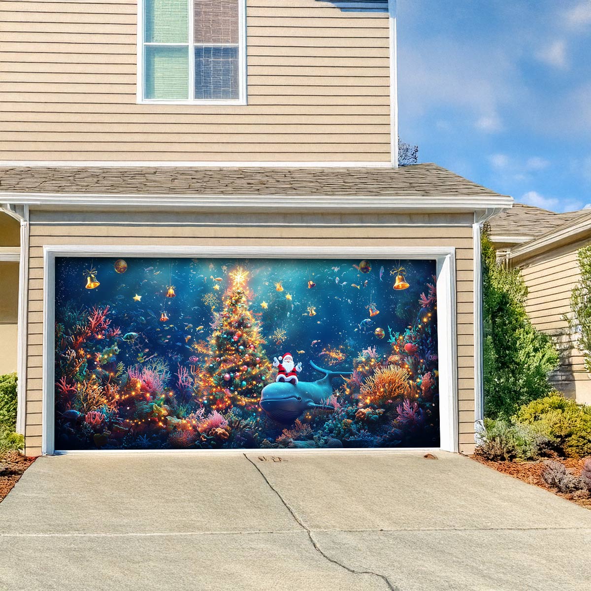 Shineful Garage Door Banner Decoration - Under The Sea Collection