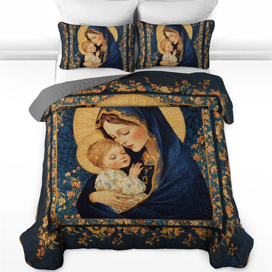 Shineful All Season Quilt 3-Piece Set Mary’s Gentle Touch