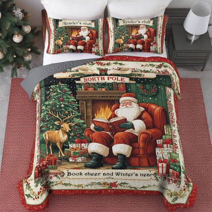 Shineful All Season Quilt 3-Piece Set Winter Wonderland Reader's