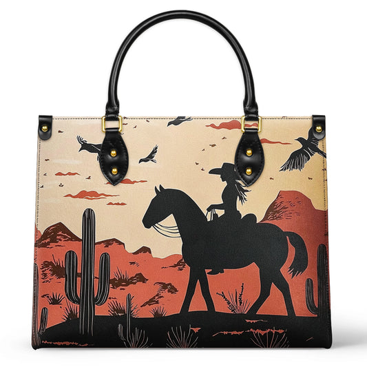 Sac en cuir brillant Cowgirl Sunset