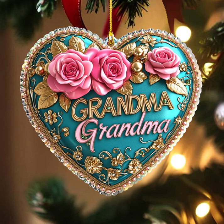 Shineful Acrylic Ornament Happy Christmas Grandma