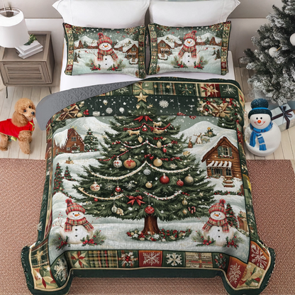 Shineful All Season Quilt 3-Piece Set Holiday Hearthside