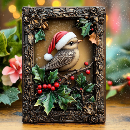 Shineful 2D Metal Sign Merry Wren