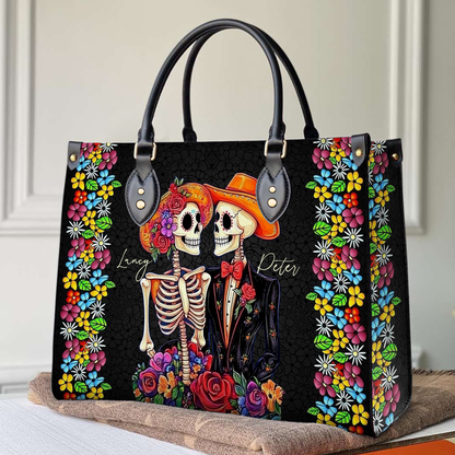 Shineful Leather Bag Vibrant Skull Romance