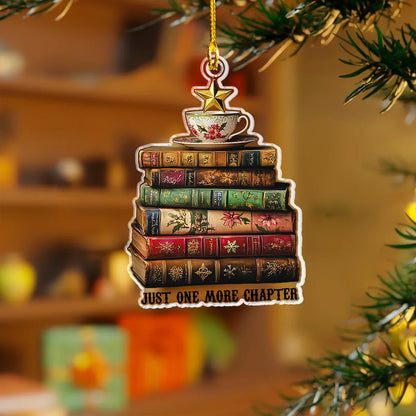 Shineful Acrylic Ornament Booklover's Delight