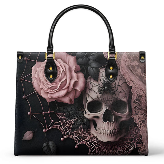 Sac en cuir brillant Dark Bloom Gothic