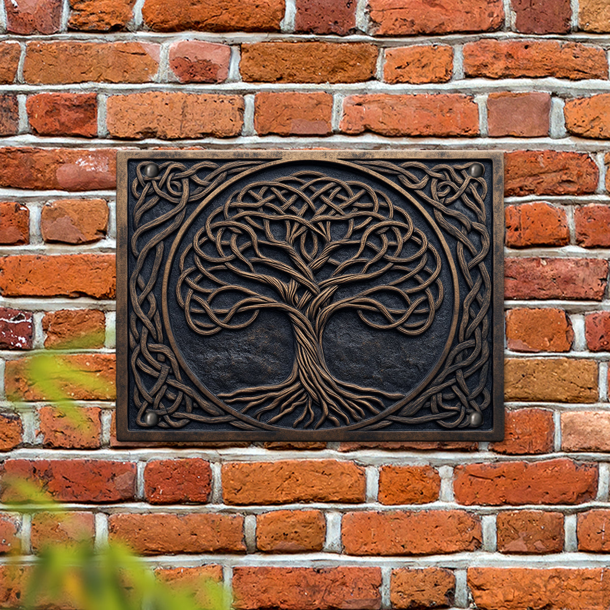 Shineful 2D Metal Sign Eternal Celtic Tree of Life