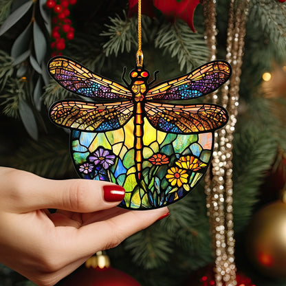 Shineful 2D Acrylic Ornament Garden Glow Dragonfly