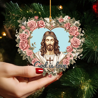 Shineful 2D Acrylic Ornament - God Is Love