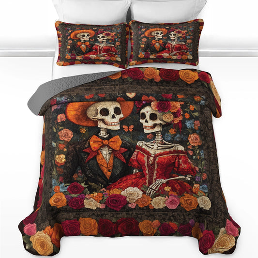 Shineful All Season Quilt 3-Piece Set - Timeless Romance