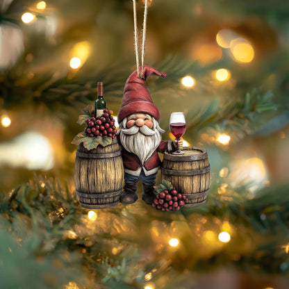 Shineful Acrylic Ornament Barrel Bliss Gnome