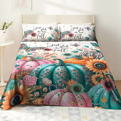 Shineful 4-Piece Bed Sheet Set Autumnal Dreams