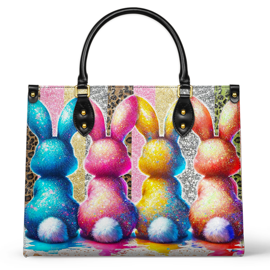 Shineful Leather Bag Glitter Bunnies