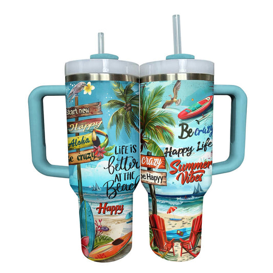 Shineful Tumbler Life Is Better At The Beach