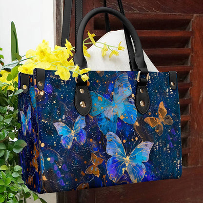 Glänzende Ledertasche CosmoFlutter