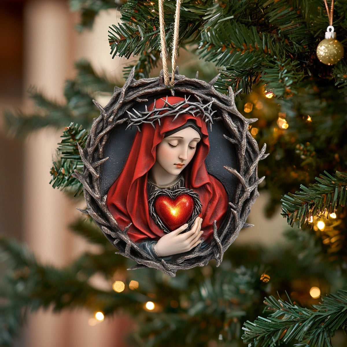 Shineful Acrylic Ornament Sacred Heart of Mary