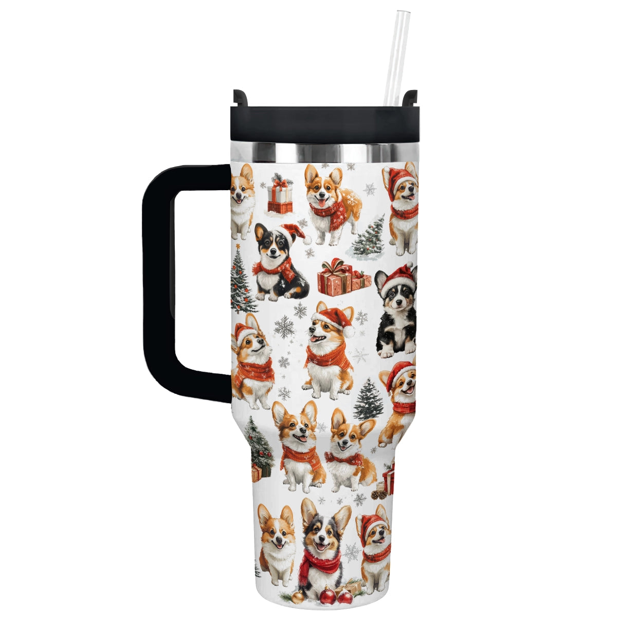 Shineful Tumbler Christmas Delight Corgis