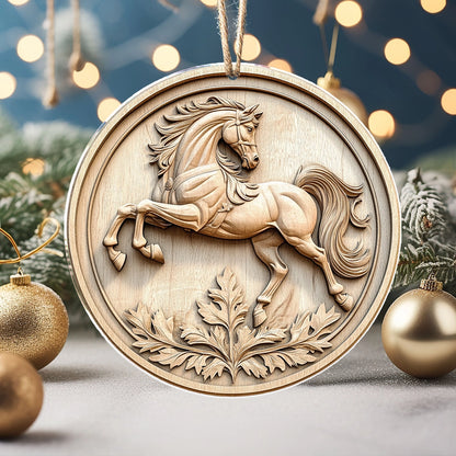 Shineful 2D Acrylic Ornament Majestic Stallion