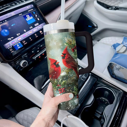 Shineful Tumbler Cardinal Winter Wonderland