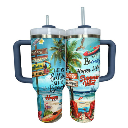 Shineful Tumbler Life Is Better At The Beach