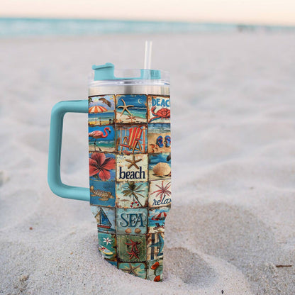 Shineful Tumbler Start New Beach