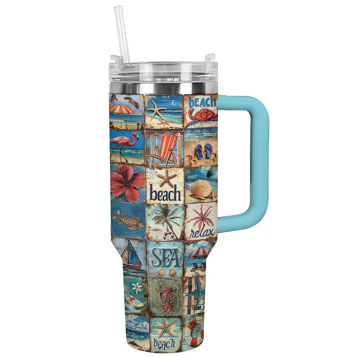 Shineful Tumbler Start New Beach