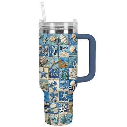 Shineful Tumbler Hello Beach