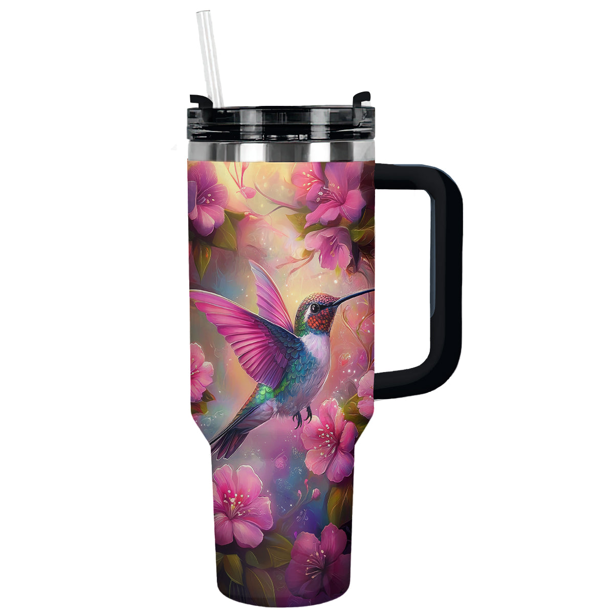 Shineful Tumbler Blossom Hummingbird