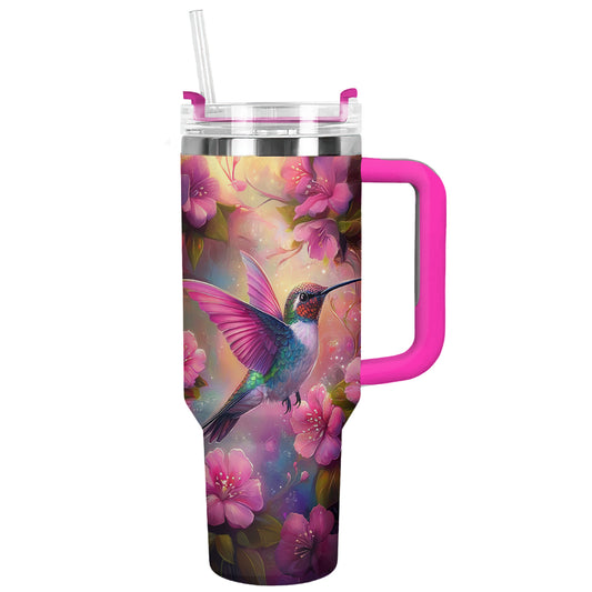 Shineful Tumbler Blossom Hummingbird