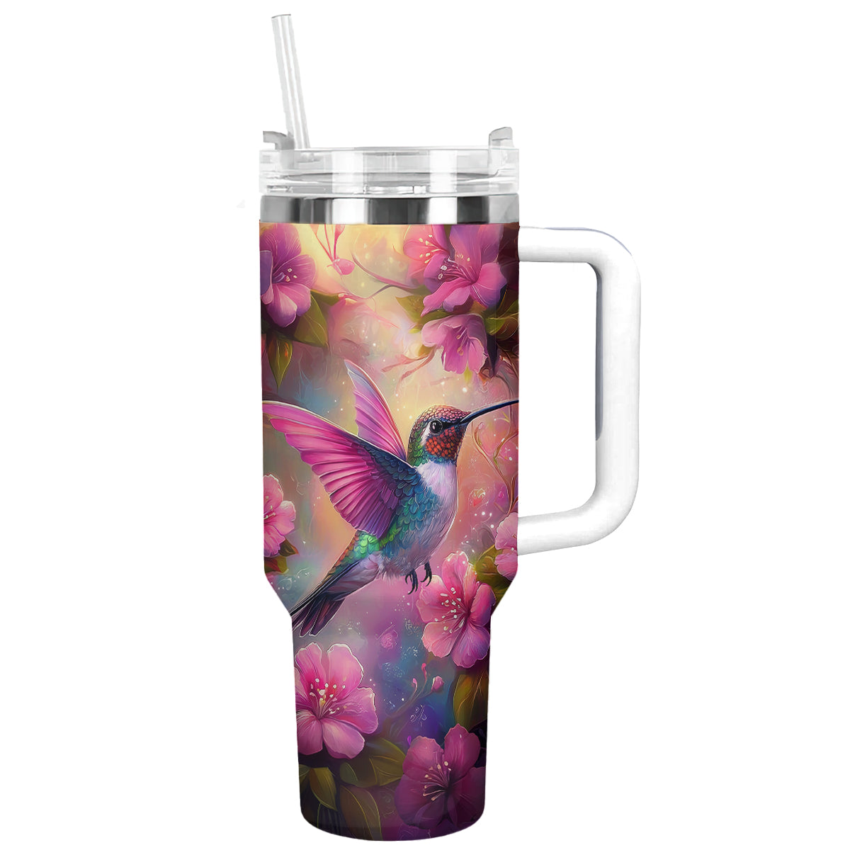 Shineful Tumbler Blossom Hummingbird