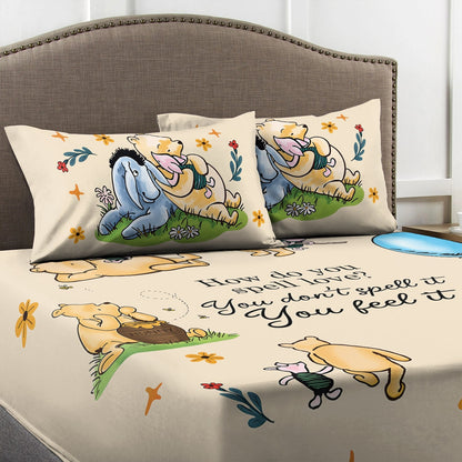 Shineful Fitted Sheet - Pooh The Love