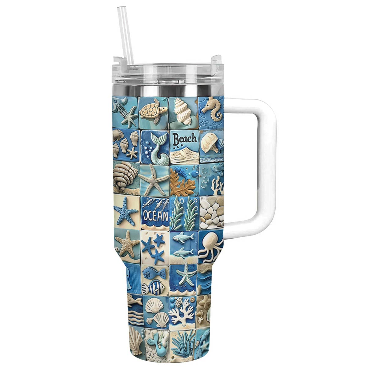 Shineful Tumbler Hello Beach