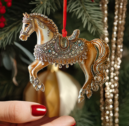 Shineful 2D Acrylic Ornament - Sparkling Stallion